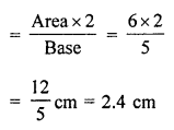 ML Aggarwal Class 7 Solutions for ICSE Maths Chapter 16 Perimeter and Area Check Your Progress Q5.2