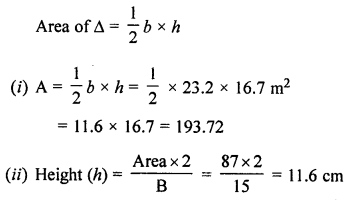 ML Aggarwal Class 7 Solutions for ICSE Maths Chapter 16 Perimeter and Area Ex 16.2 Q4.3
