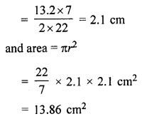 ML Aggarwal Class 7 Solutions for ICSE Maths Chapter 16 Perimeter and Area Ex 16.3 Q12.1
