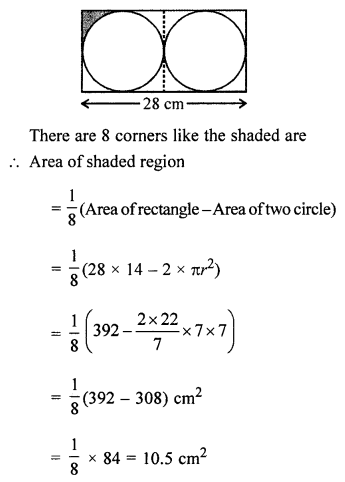 ML Aggarwal Class 7 Solutions for ICSE Maths Chapter 16 Perimeter and Area Objective Type Questions HotsQ2.2