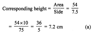 ML Aggarwal Class 7 Solutions for ICSE Maths Chapter 16 Perimeter and Area Objective Type Questions Q6.1