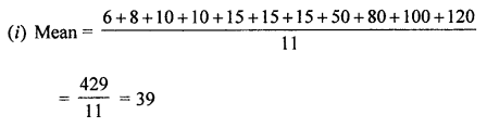 ML Aggarwal Class 7 Solutions for ICSE Maths Chapter 17 Data Handling Ex 17.3 Q6.1