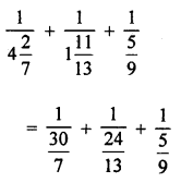 ML Aggarwal Class 7 Solutions for ICSE Maths Chapter 2 Fractions and Decimals Check Your Progress 7.2