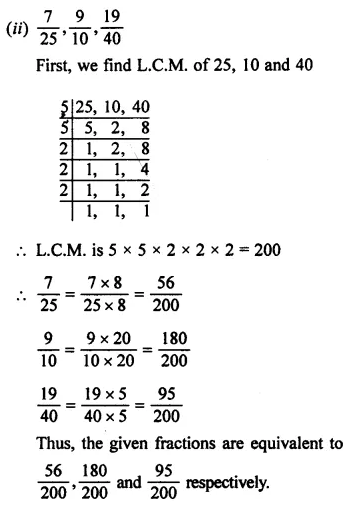 ML Aggarwal Class 7 Solutions for ICSE Maths Chapter 2 Fractions and Decimals Ex 2.1 Q7.2