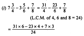 ML Aggarwal Class 7 Solutions for ICSE Maths Chapter 2 Fractions and Decimals Ex 2.2 2.2