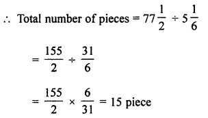 ML Aggarwal Class 7 Solutions for ICSE Maths Chapter 2 Fractions and Decimals Ex 2.4 3.1