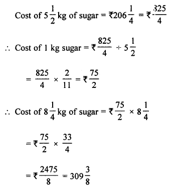 ML Aggarwal Class 7 Solutions for ICSE Maths Chapter 2 Fractions and Decimals Ex 2.4 8.1