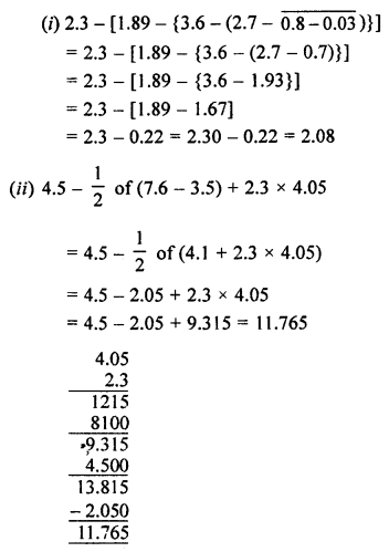 ML Aggarwal Class 7 Solutions for ICSE Maths Chapter 2 Fractions and Decimals Ex 2.7 4.2