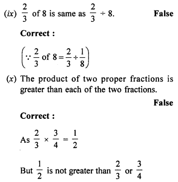 ML Aggarwal Class 7 Solutions for ICSE Maths Chapter 2 Fractions and Decimals Objective Type Questions 2.3