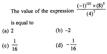 ML Aggarwal Class 7 Solutions for ICSE Maths Chapter 4 Exponents and Powers Objective Type Questions mul Q10.1