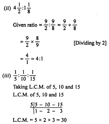ML Aggarwal Class 7 Solutions for ICSE Maths Chapter 6 Ratio and Proportion Ex 6.1 Q1.3