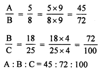 ML Aggarwal Class 7 Solutions for ICSE Maths Chapter 6 Ratio and Proportion Ex 6.1 Q4.1