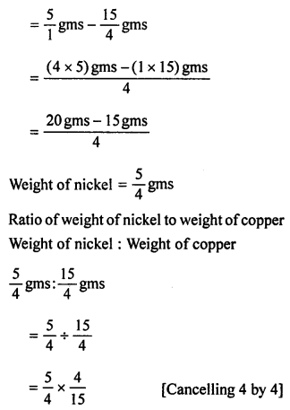 ML Aggarwal Class 7 Solutions for ICSE Maths Chapter 6 Ratio and Proportion Ex 6.1 Q7.1