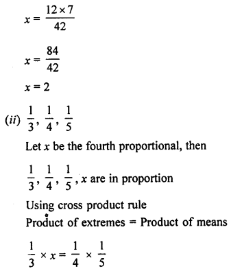 ML Aggarwal Class 7 Solutions for ICSE Maths Chapter 6 Ratio and Proportion Ex 6.2 Q4.1