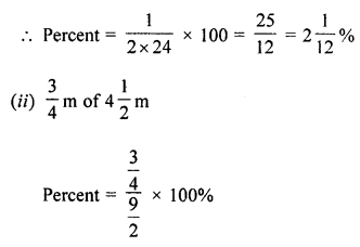 ML Aggarwal Class 7 Solutions for ICSE Maths Chapter 7 Percentage and Its applications Check Your Progress Q6.1