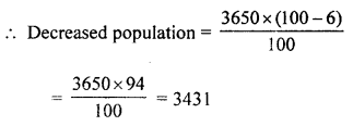ML Aggarwal Class 7 Solutions for ICSE Maths Chapter 7 Percentage and Its applications Check Your Progress Q9.1