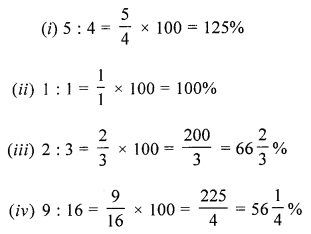 ML Aggarwal Class 7 Solutions for ICSE Maths Chapter 7 Percentage and Its applications Ex 7.1 Q6.1