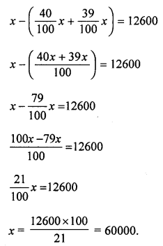 ML Aggarwal Class 7 Solutions for ICSE Maths Chapter 7 Percentage and Its applications Ex 7.2 Q19.1