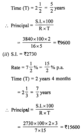 ML Aggarwal Class 7 Solutions for ICSE Maths Chapter 7 Percentage and Its applications Ex 7.4 Q4.1
