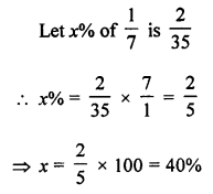 ML Aggarwal Class 7 Solutions for ICSE Maths Chapter 7 Percentage and Its applications Objective Type Questions Q10.1