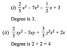 ML Aggarwal Class 7 Solutions for ICSE Maths Chapter 8 Algebraic Expressions Check Your Progress Q2.1