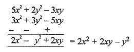 ML Aggarwal Class 7 Solutions for ICSE Maths Chapter 8 Algebraic Expressions Check Your Progress Q8.1
