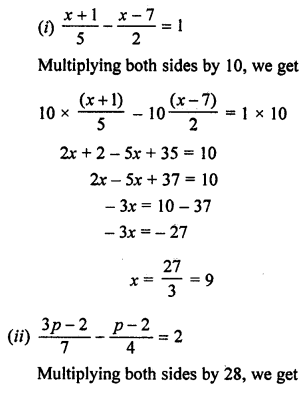 ML Aggarwal Class 7 Solutions for ICSE Maths Chapter 9 Linear Equations and Inequalities Ex 9.1 Q5.2
