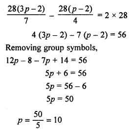 ML Aggarwal Class 7 Solutions for ICSE Maths Chapter 9 Linear Equations and Inequalities Ex 9.1 Q5.3