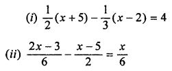 ML Aggarwal Class 7 Solutions for ICSE Maths Chapter 9 Linear Equations and Inequalities Ex 9.1 Q6.1