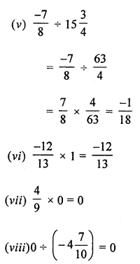 ML Aggarwal Class 8 Solutions for ICSE Maths Chapter 1 Rational Numbers Check Your Progress Q1.4