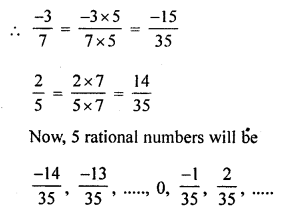 ML Aggarwal Class 8 Solutions for ICSE Maths Chapter 1 Rational Numbers Check Your Progress Q10.1