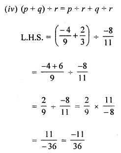 ML Aggarwal Class 8 Solutions for ICSE Maths Chapter 1 Rational Numbers Check Your Progress Q11.4