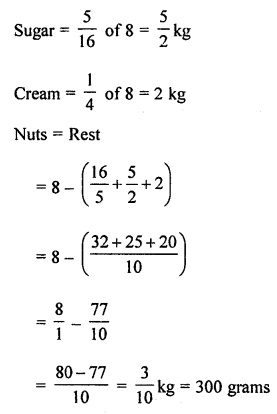 ML Aggarwal Class 8 Solutions for ICSE Maths Chapter 1 Rational Numbers Check Your Progress Q12.1
