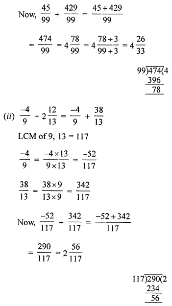 ML Aggarwal Class 8 Solutions for ICSE Maths Chapter 1 Rational Numbers Ex 1.1 Q2.3