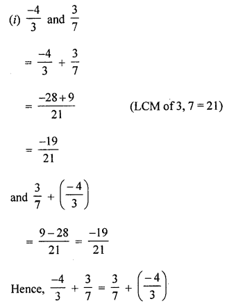 ML Aggarwal Class 8 Solutions for ICSE Maths Chapter 1 Rational Numbers Ex 1.1 Q3.2