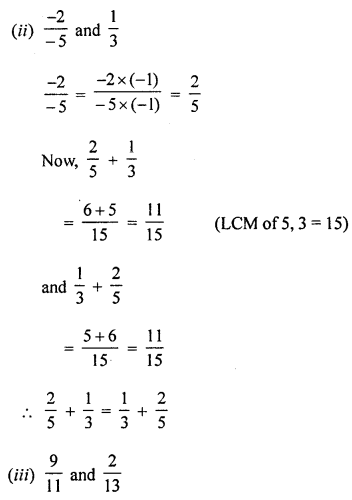 ML Aggarwal Class 8 Solutions for ICSE Maths Chapter 1 Rational Numbers Ex 1.1 Q3.3