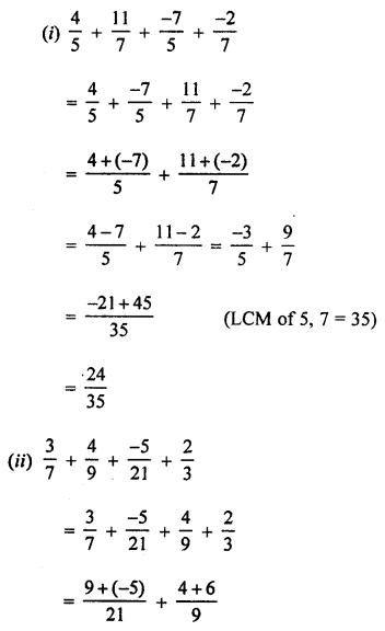 ML Aggarwal Class 8 Solutions for ICSE Maths Chapter 1 Rational Numbers Ex 1.1 Q6.2