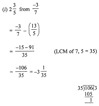 ML Aggarwal Class 8 Solutions for ICSE Maths Chapter 1 Rational Numbers Ex 1.2 Q1.2
