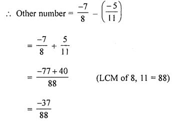 ML Aggarwal Class 8 Solutions for ICSE Maths Chapter 1 Rational Numbers Ex 1.2 Q3.1