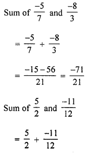 ML Aggarwal Class 8 Solutions for ICSE Maths Chapter 1 Rational Numbers Ex 1.2 Q5.1