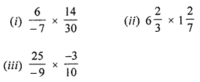 ML Aggarwal Class 8 Solutions for ICSE Maths Chapter 1 Rational Numbers Ex 1.3 Q1.1