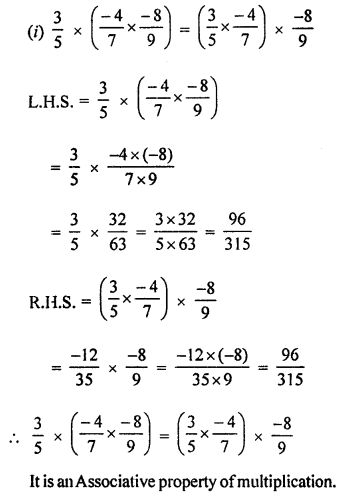 ML Aggarwal Class 8 Solutions for ICSE Maths Chapter 1 Rational Numbers Ex 1.3 Q3.2