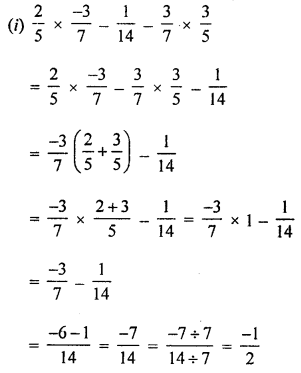 ML Aggarwal Class 8 Solutions for ICSE Maths Chapter 1 Rational Numbers Ex 1.3 Q5.3