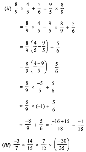 ML Aggarwal Class 8 Solutions for ICSE Maths Chapter 1 Rational Numbers Ex 1.3 Q5.4