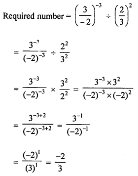 ML Aggarwal Class 8 Solutions for ICSE Maths Chapter 2 Exponents and Powers Ex 2.1 Q10.1
