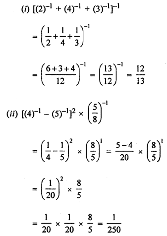 ML Aggarwal Class 8 Solutions for ICSE Maths Chapter 2 Exponents and Powers Ex 2.1 Q2.3