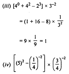 ML Aggarwal Class 8 Solutions for ICSE Maths Chapter 2 Exponents and Powers Ex 2.1 Q2.4