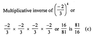 ML Aggarwal Class 8 Solutions for ICSE Maths Chapter 2 Exponents and Powers Objective Type Questions Q10.1