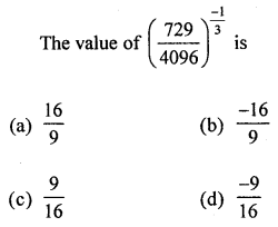 ML Aggarwal Class 8 Solutions for ICSE Maths Chapter 2 Exponents and Powers Objective Type Questions Q6.1