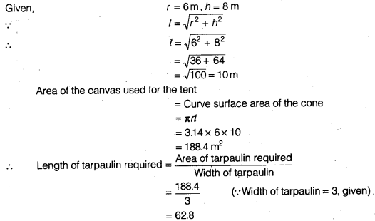 NCERT Solutions for Class 9 Maths Chapter 13 Surface Areas and Volumes Ex 13.3.4
